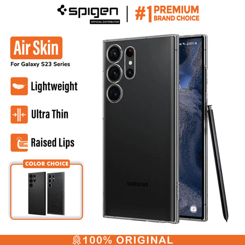 Case Samsung Galaxy S23 Ultra Plus Spigen Air Skin Thin Slim Casing