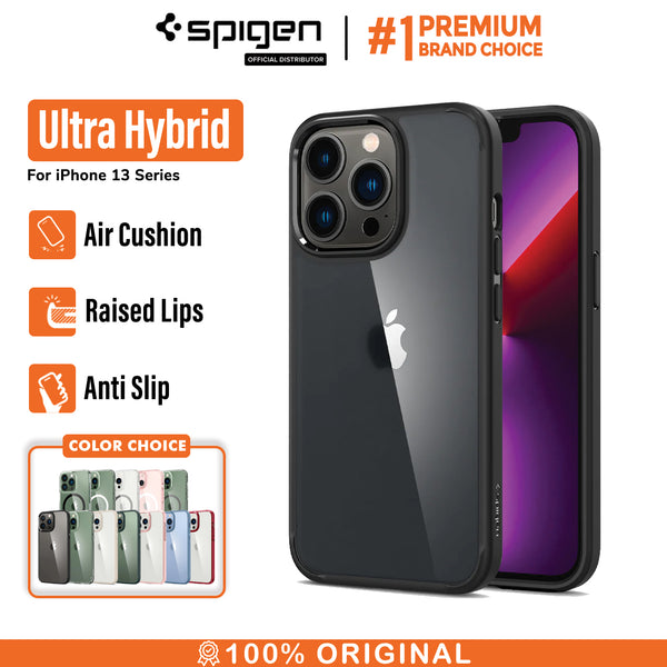 Case iPhone 13 Pro Max 13 Mini Spigen Ultra Hybrid Anti Crack Magsafe