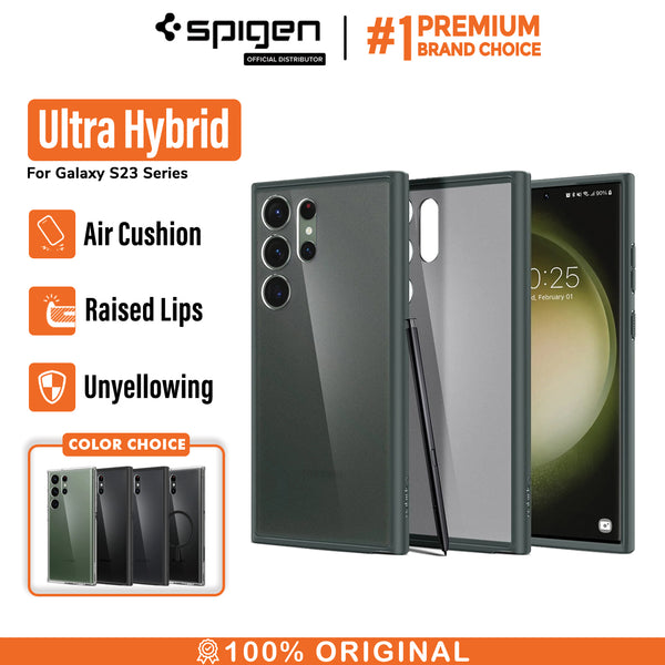 Case Samsung Galaxy S23 Ultra Plus Spigen Ultra Hybrid Clear Casing