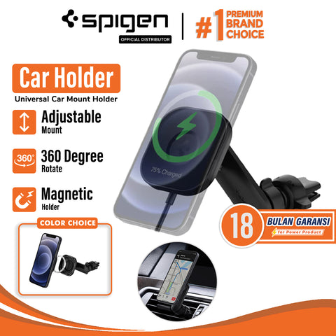 Car Holder AC / Air Vent iPhone 12 Spigen Magnetic Stand / Wireless Mount Charging