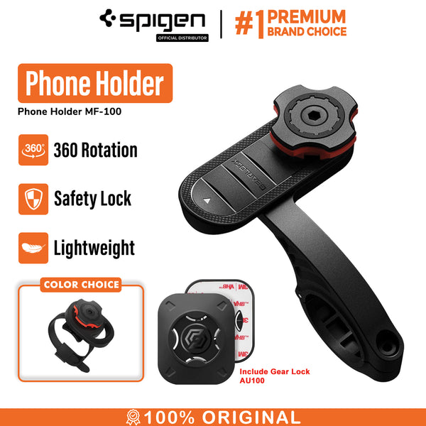 Phone Holder Sepeda Spigen Gearlock MF100 / MS100 Holder Sepeda Motor