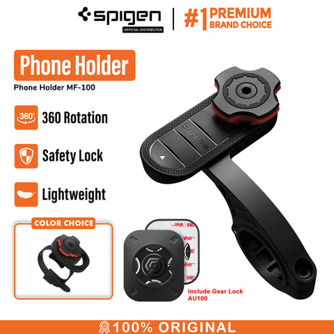 Phone Holder Sepeda Spigen Gearlock MF100 / MS100 Holder Sepeda Motor