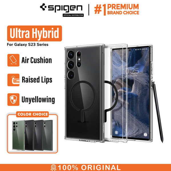 Case Samsung Galaxy S23 Ultra Plus Spigen Ultra Hybrid Clear Casing