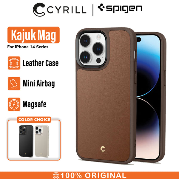 Case iPhone 14 Pro Max Plus Cyrill Kajuk MagSafe Hybrid Leather Casing