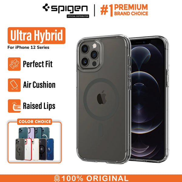 Case iPhone 12 Pro Max/Pro/Mini Spigen Ultra Hybrid Anti Crack Casing