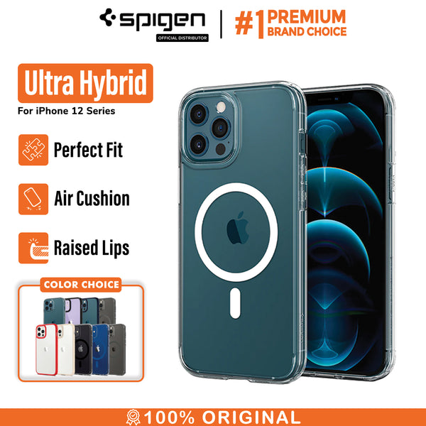 Case iPhone 12 Pro Max/Pro/Mini Spigen Ultra Hybrid Anti Crack Casing