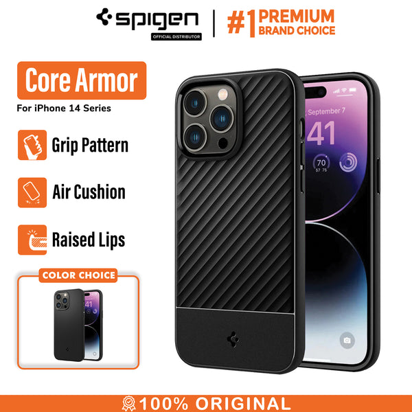 Case iPhone 14 Pro Max Plus Spigen Core Armor MagSafe Matte 3D Casing