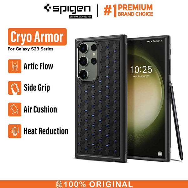 Case Samsung Galaxy S23 Ultra Plus Spigen Cryo Armor Gaming Shockproof
