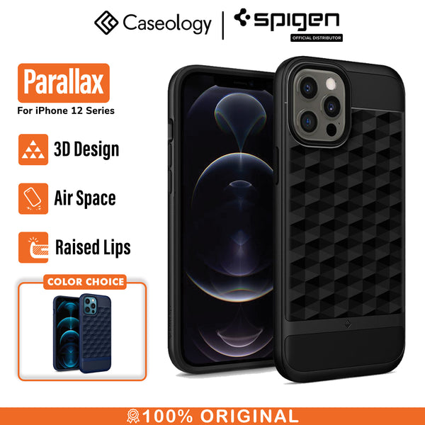 Case iPhone 12 Pro Max 12 Mini Caseology by Spigen Parallax Dual Layer Casing