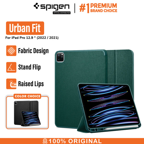 Case iPad Pro 12.9 2022/2021 Spigen Urban Fit Stand Fabric Flip Cover