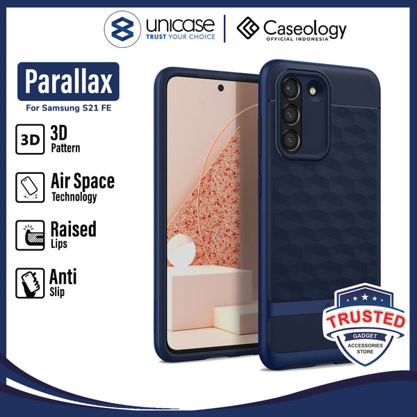 Case Samsung Galaxy S21 FE Caseology by Spigen Parallax 3D Anti Crack Casing