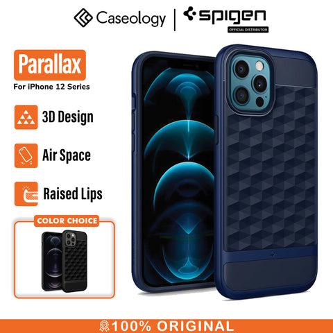 Case iPhone 12 Pro Max 12 Mini Caseology by Spigen Parallax Dual Layer Casing