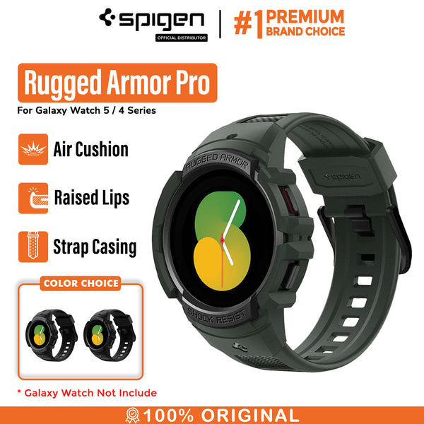 Case Galaxy Watch 5 Pro/4 40/44/45mm Spigen Rugged Armor Pro Casing