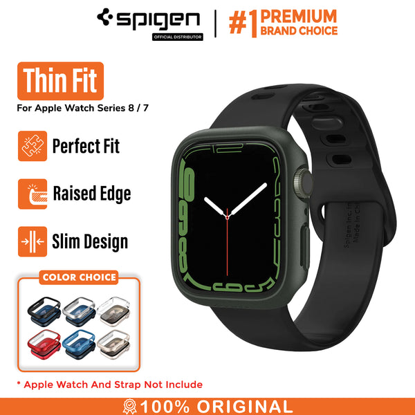 Case Apple Watch 8/7 45mm/41mm Spigen Thin Fit Slim Hardcase PC Casing