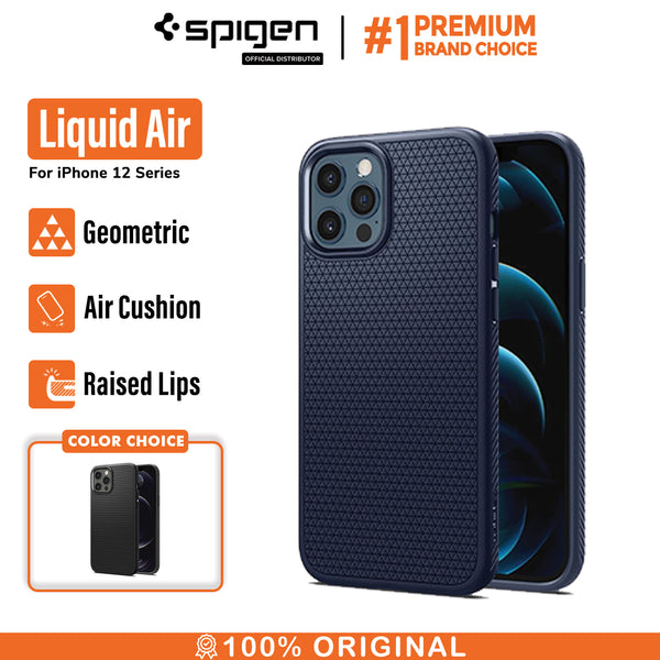 Case iPhone 12 / Pro / Max / Mini Spigen Liquid Air Softcase Casing
