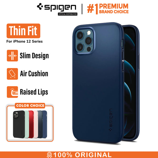 Case iPhone 12 Pro Max / Pro / 12 Mini Spigen Thin Fit Pro Slim Casing