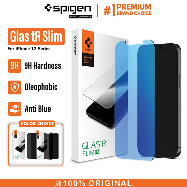 Tempered Glass iPhone 12 Pro Max 12 Mini Spigen Glas tR HD 9H Glass