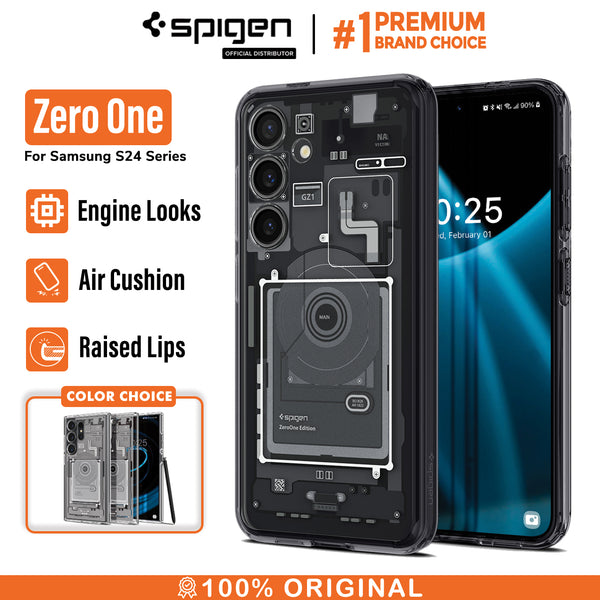 Case Samsung Galaxy S24 Ultra Plus Spigen Ultra Hybrid Zero One Casing