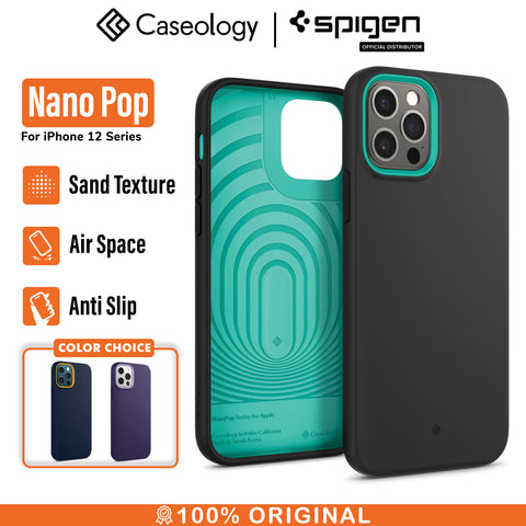 Case iPhone 12 Pro Max 12 Mini Caseology by Spigen Nano Pop Softcase Casing