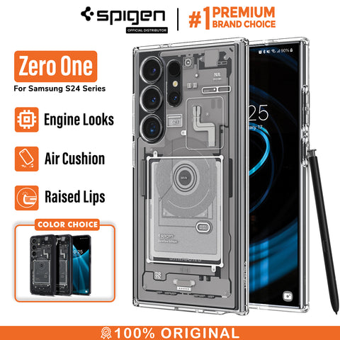 Case Samsung Galaxy S24 Ultra Plus Spigen Ultra Hybrid Zero One Casing