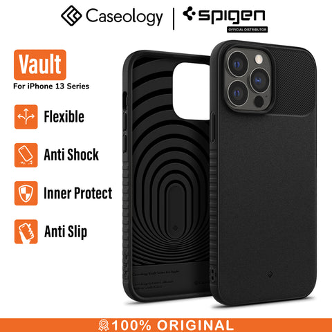 Case iPhone 13 Pro Max 13 Mini Caseology by Spigen Vault Silicone Soft Casing