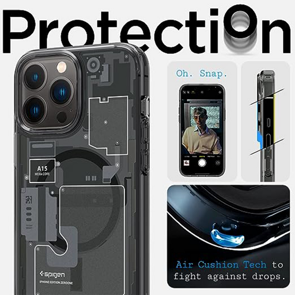 Case iPhone 13 Pro Max Mini Spigen Ultra Hybrid Zero One MagSafe Cover