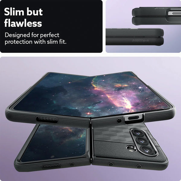 Case Samsung Galaxy Z Fold 5 Caseology by Spigen Parallax Hybrid Slim 3D Casing