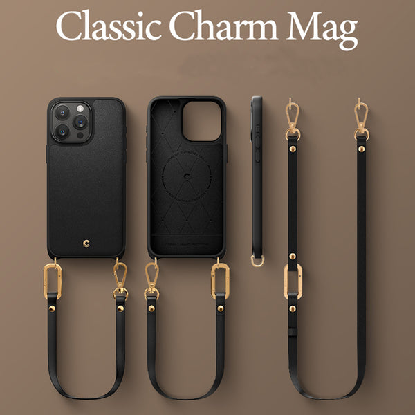 Case iPhone 15 Pro Max Plus Cyrill Classic Charm MagSafe Casing Kulit