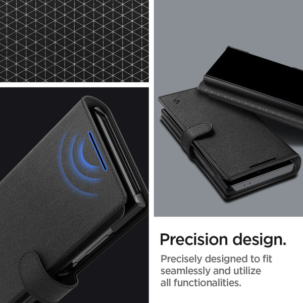 Case Samsung Galaxy S24 Ultra Plus Spigen Wallet S Flip Cover Card