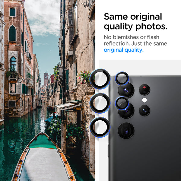 Camera Lens Samsung Galaxy S22 Ultra Plus Spigen Glass tR Optic Slim