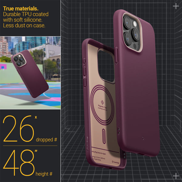Case iPhone 15 Pro Max Plus Caseology Nano Pop MagSafe Matte Casing