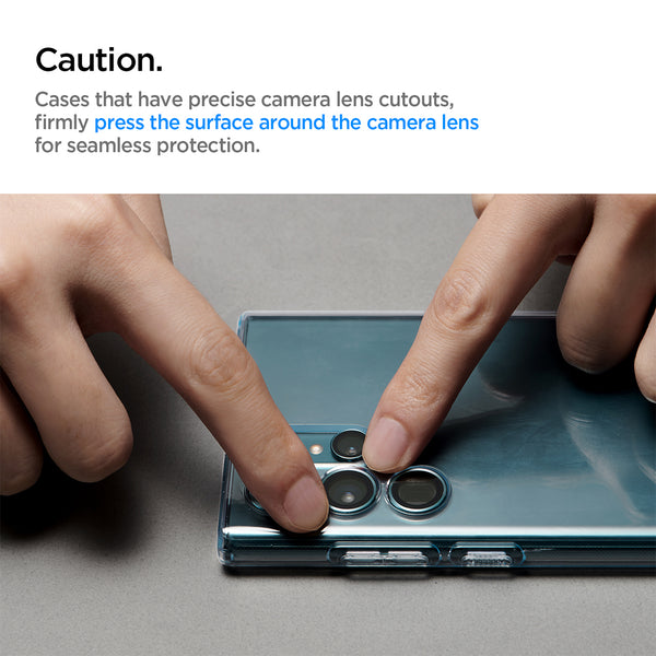 Camera Lens Samsung Galaxy S22 Ultra Plus Spigen Glass tR Optic Slim