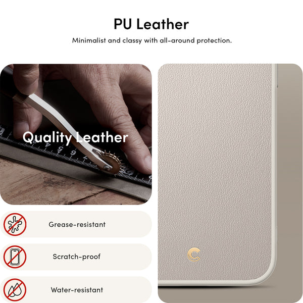 Case iPhone 15 Pro Max Plus Cyrill Kajuk MagSafe Leather Cover Casing