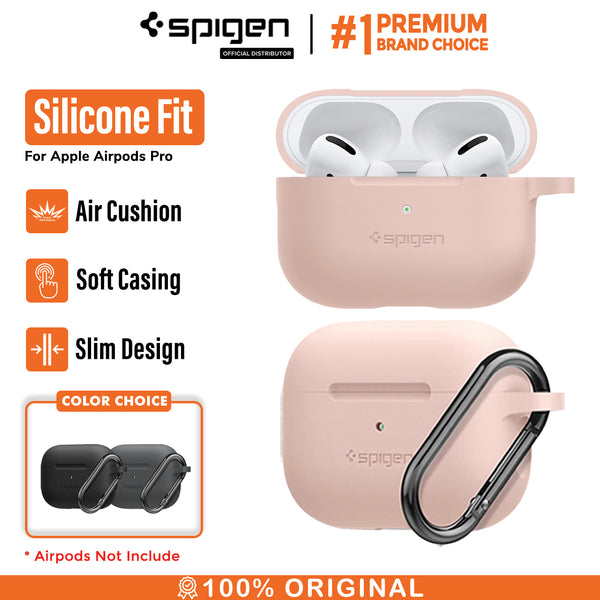 Case Apple Airpods Pro Spigen Silicone Fit Cover Softcase Premium Casing