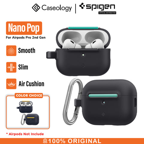 Case Airpods Pro 2 Casology By Spigen Nano Pop Silicone Cover Shockproof Casing