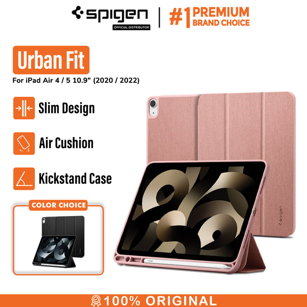 Case iPad Air 4/ 5 10.9 2022/ 2020 Spigen Urban Fit Flip Cover Casing