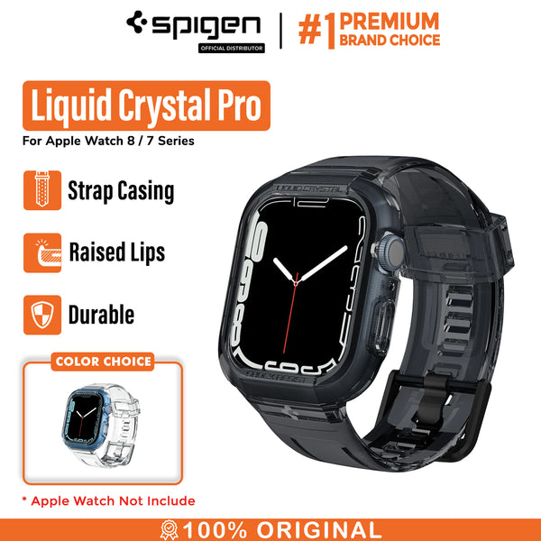 Case Apple Watch 8/7/SE 2 45/44/41/40mm Spigen Liquid Crystal Pro Band