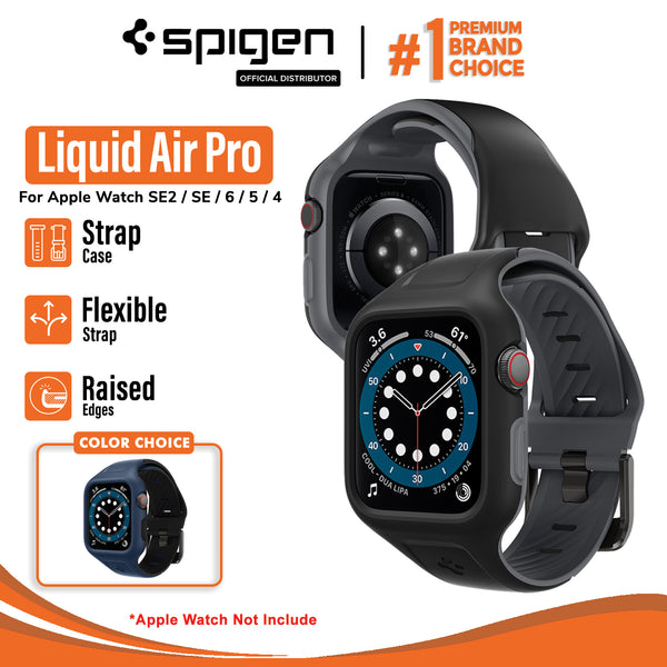 Case Strap Apple Watch SE 2/6/5 44/40mm Spigen Liquid Air Pro Softcase