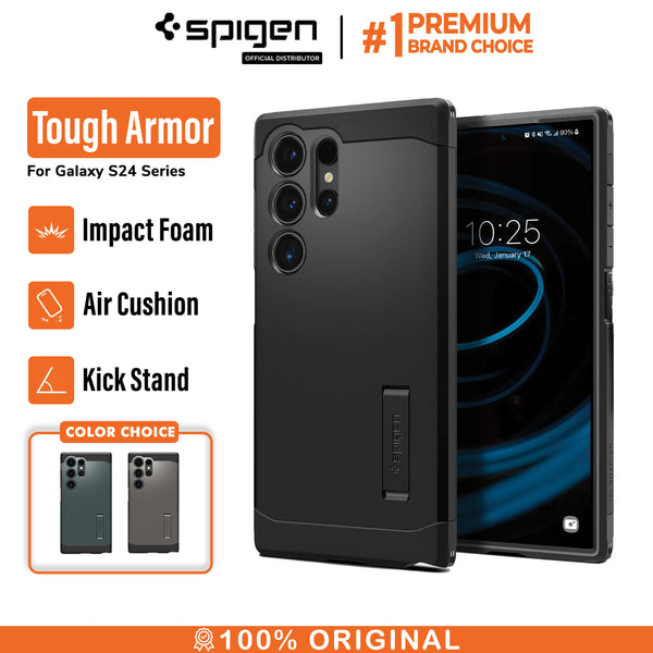 Case Samsung Galaxy S24 Ultra Plus Spigen Tough Armor Hybrid Cover