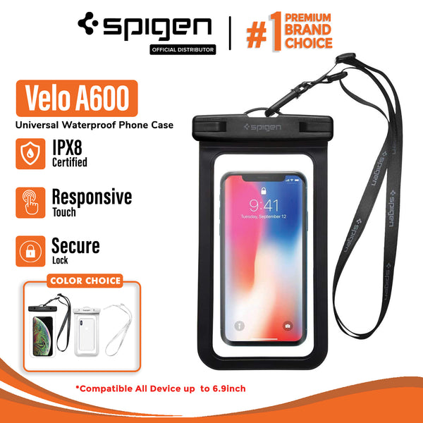 Spigen Velo A600 Universal Waterproof Phone Case 6"