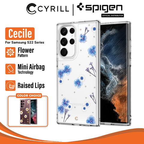 Case Samsung Galaxy S22 Ultra Plus 5G Cyrill Cecil Hybrid Motif Casing