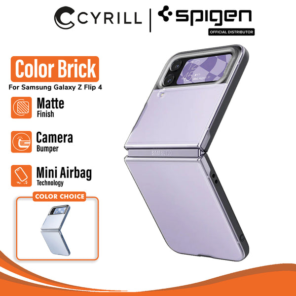 Case Samsung Galaxy Z Flip 4 5G Cyrill Color Brick Matte Clear Casing