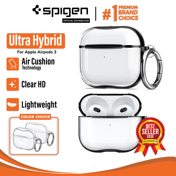 Case Airpods 3 Spigen Ultra Hybrid Anti Crack Hard Slim Clear Casing