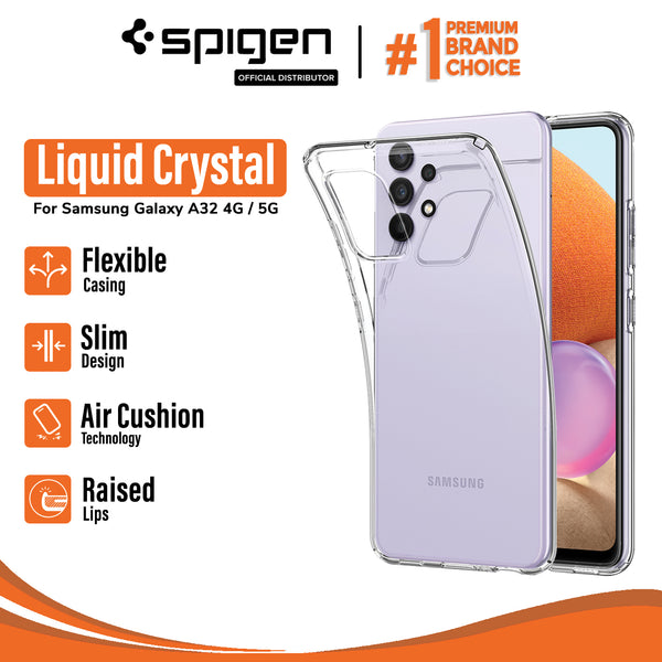 Case Samsung Galaxy A32 4G / 5G Spigen Liquid Crystal TPU Clear Casing