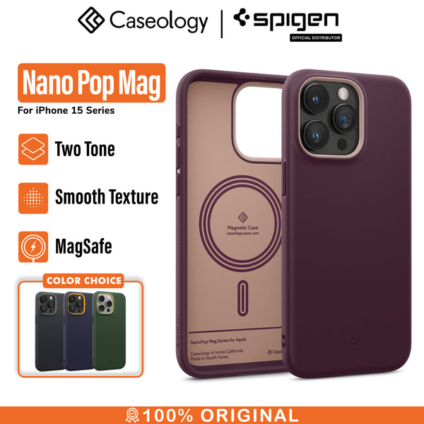 Case iPhone 15 Pro Max Plus Caseology by Spigen Nano Pop MagSafe Matte Casing