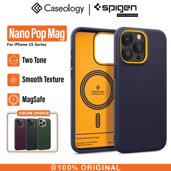 Case iPhone 15 Pro Max Plus Caseology by Spigen Nano Pop MagSafe Matte Casing