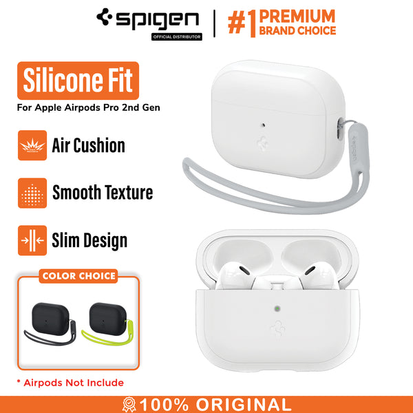 Case Airpods Pro 2 Spigen Silicone Fit Slim Matte Cover Soft Casing
