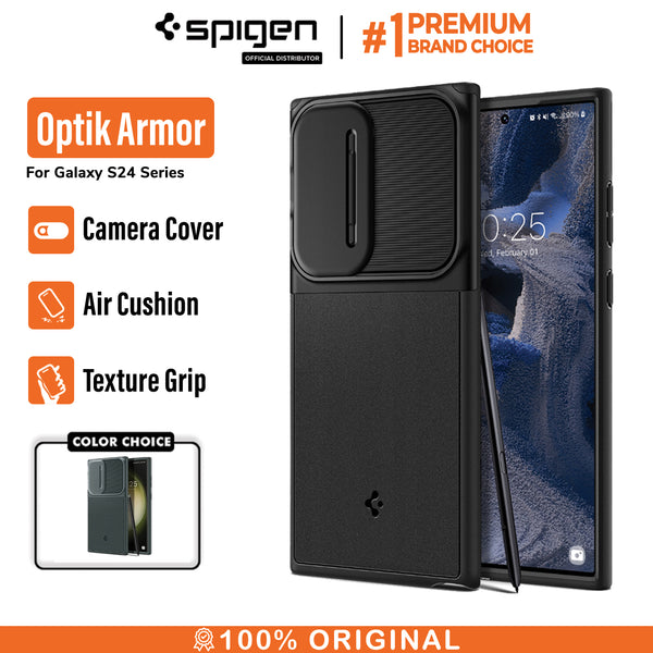 Case Samsung Galaxy S24 Ultra Plus Spigen Optik Armor Camera Cover