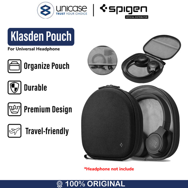 Universal Headphone Pouch Hard Case Spigen Klasden Tas Storage Anti Shock Headset Hardcase Cover