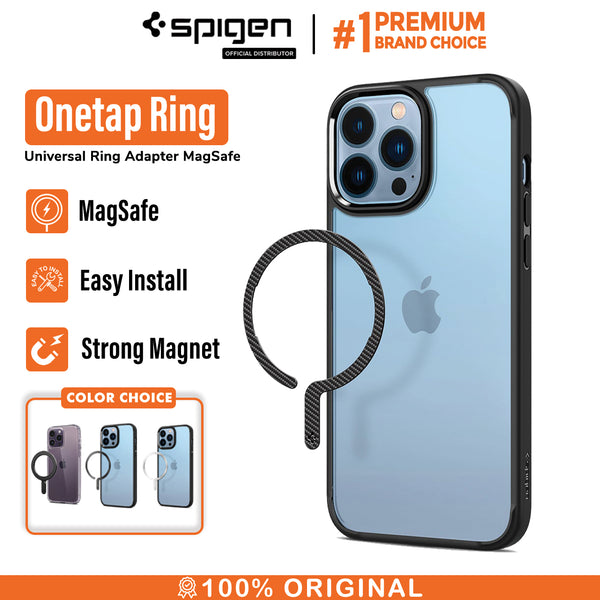 MagSafe Ring iPhone Spigen OneTap Ring Adapter Stiker Cincin Magnet